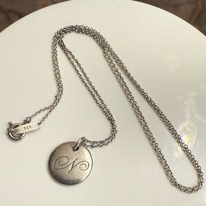 Elegant Silver Pendant Necklace